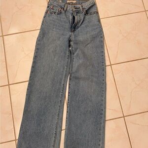 Levi’s wide leg ribcage Jeans